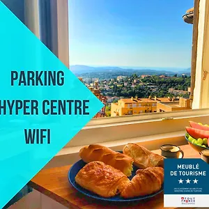 Parking Prive - Vue - Wifi - Centre Historique Grasse